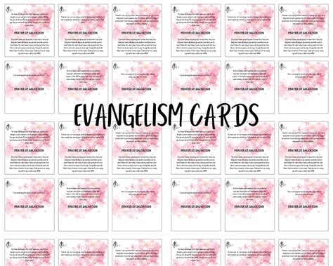 Evangelism Cards Christian Printable Flashcards Scripture - Etsy