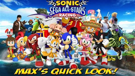 Sonic & Sega All Stars Racing! Max's Quick Look - YoVideogames - YouTube