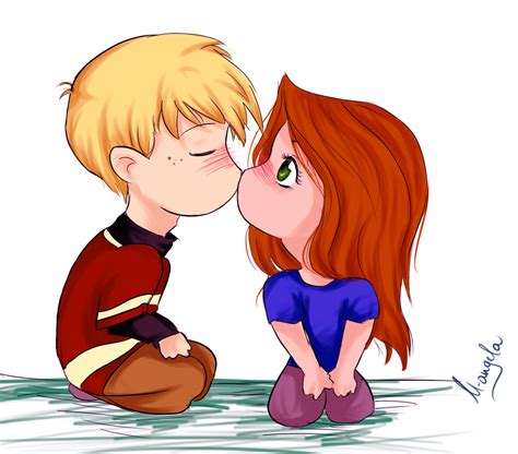 Chibi Kiss by m-angela on DeviantArt