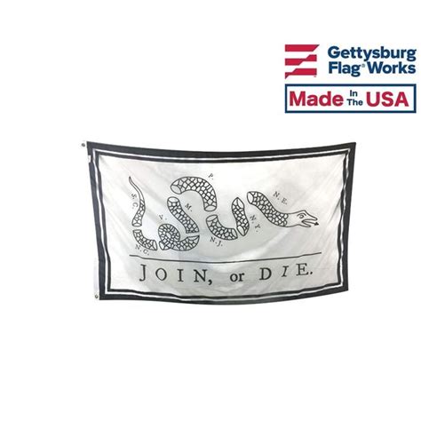 Join or Die Flag | Revolutionary War Flags from Gettysburg Flag Works