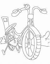 Bicycle Printable For Kids coloring Page  Download Print Or Color sketch template