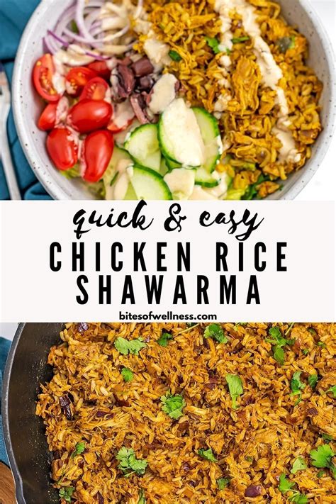 Chicken shawarma rice – Artofit