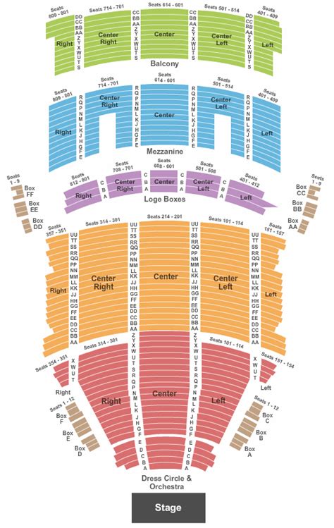 State Theater Portland Maine Seating Map | Elcho Table