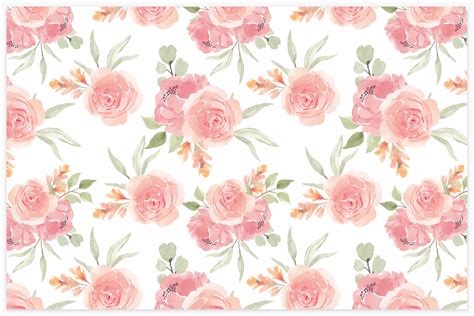 Watercolor Floral Seamless Pattern Graphic by elsabenaa · Creative Fabrica