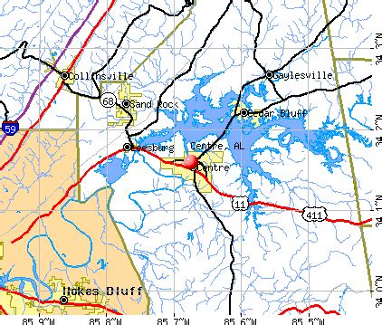 Centre, Alabama (AL 35960) profile: population, maps, real estate ...