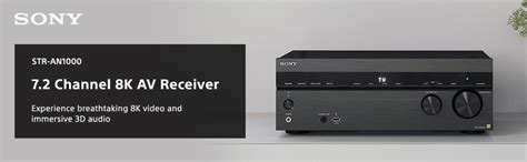 Sony STR-AN1000 Review (7.2 CH 8K AV Receiver) | HME