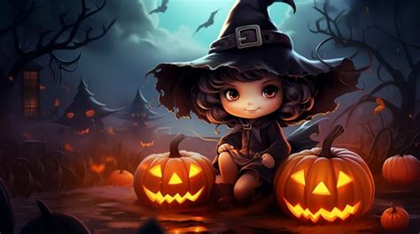 Cute Halloween Witch Free Stock Photo - Public Domain Pictures