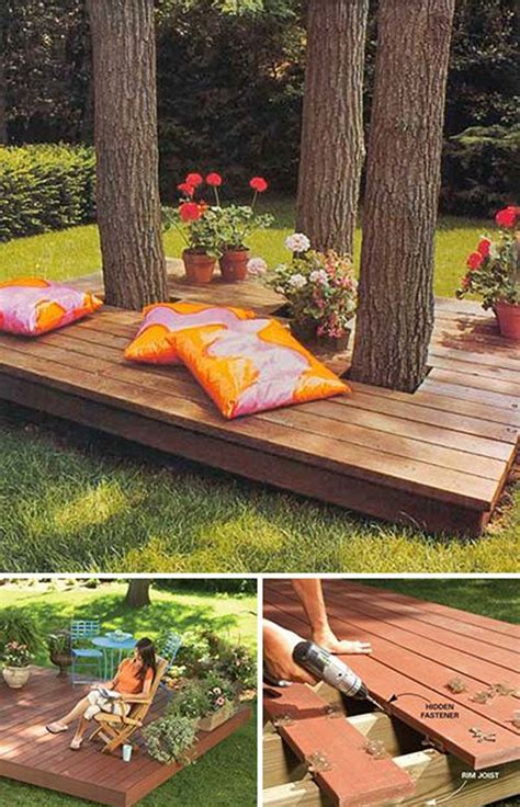 Top 19 Simple and Low-budget Ideas For Building a Floating Deck - WooHome