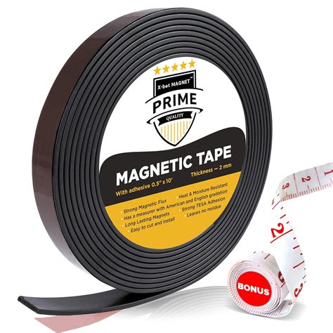 Best Magnetic Tape Extra Strong Premium Grade Magnet Strips With 3M Adhesive Backing - Home Tech