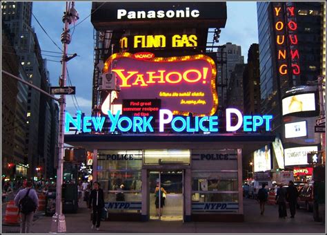 Yahoo! NYPD Neon Sign at Times Square, NYC | Welcome to the … | Flickr