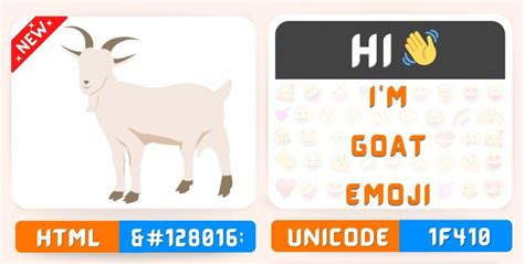 Goat Emoji Copy Paste, Meaning | Unicode