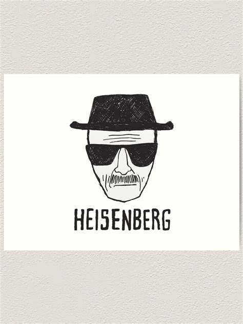 "Breaking Bad / Heisenberg Drawing" Art Print for Sale by LuckyDesigner ...