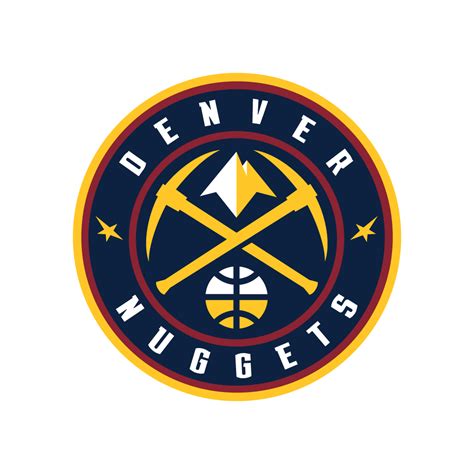 Denver Nuggets logo vector in (.EPS + .SVG + .PDF + .CDR) free download