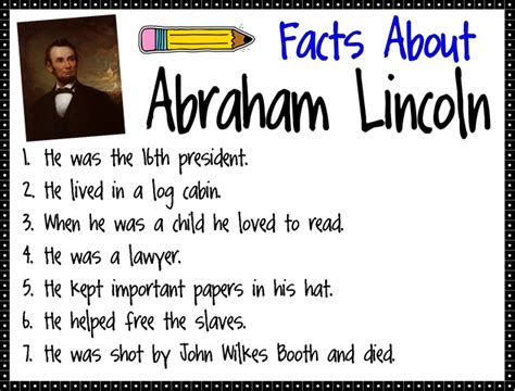 Abraham Lincoln Facts For Kids