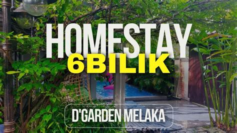 D'GardenReview : HOMESTAY 6 BILIK KONSEP GARDEN DI MELAKA - YouTube