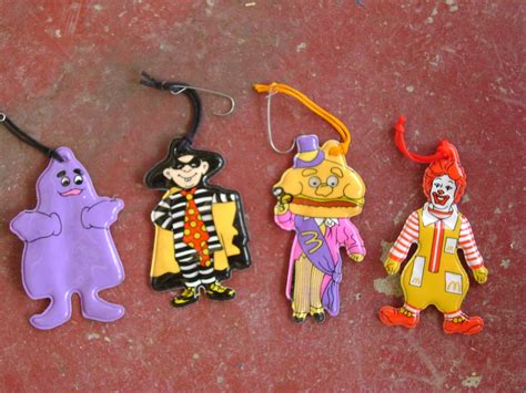 Items similar to Four Vintage McDonalds Christmas Ornaments Ronald ...