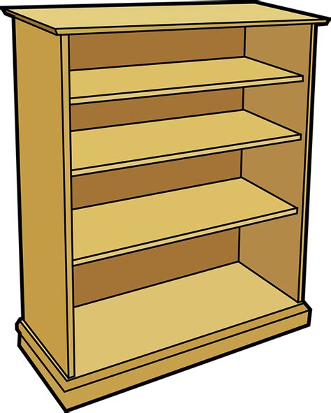 Download Bookshelf, Shelves, Bookcase. Royalty-Free Vector Graphic - Pixabay