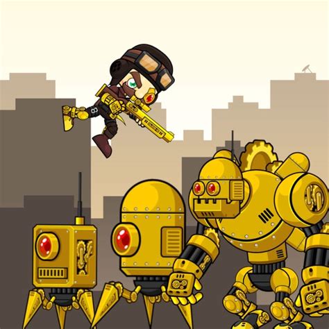 Kill The Dummy Boss Robots 3 (a jump shooter game) by HAOXIA MING