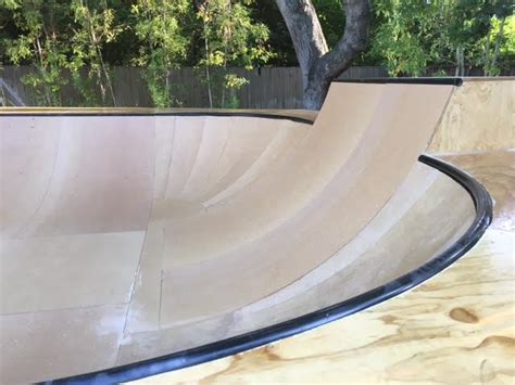 Wood Skateboard Bowl with Skatelite and Skatepaint – OC Ramps