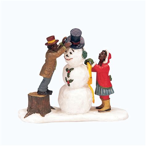 Coventry Cove by Lemax Christmas Village Figurine Dressing Mr. Snowman | Shop Your Way: Online ...