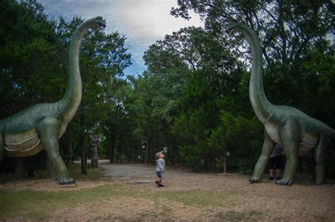 I highly recommend the Dinosaur Park just outside Austin. Ridiculously low-cost admission and ...