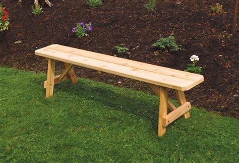 Red Cedar Traditional Backless Bench from DutchCrafters Amish