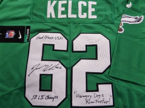 Coach's Corner - Jason Kelce hand signed/inscribed Philadelphia Eagles ...