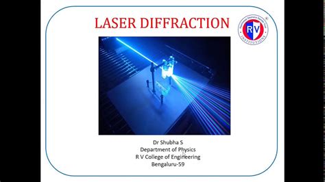 Laser Diffraction Experiment - YouTube