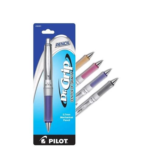 PILOT® DR.GRIP® MECHANICAL PENCIL 0.7MM LEAD DIAMETER, ASSORTED BARREL - Multi access office