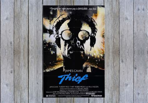 1981 Thief Vintage Movie Poster Print - Etsy