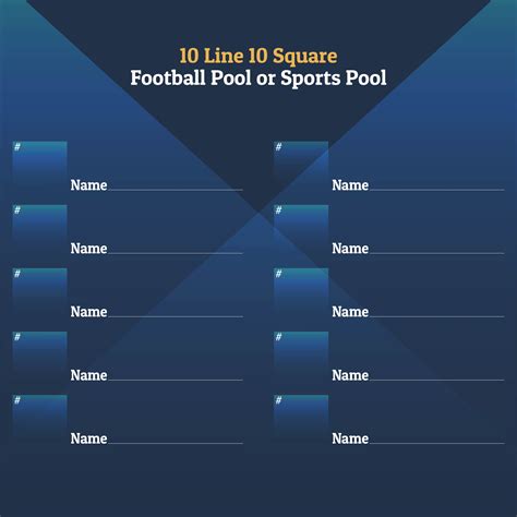 8 Super Bowl Office Pool Template - Perfect Template Ideas