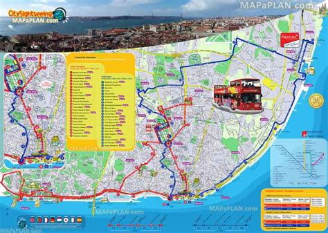 Lisbon Tourist Attractions Map