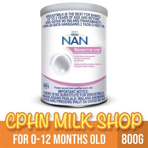 NAN Sensitive 800g 0-12 Months Old Infant Formula | Lazada PH