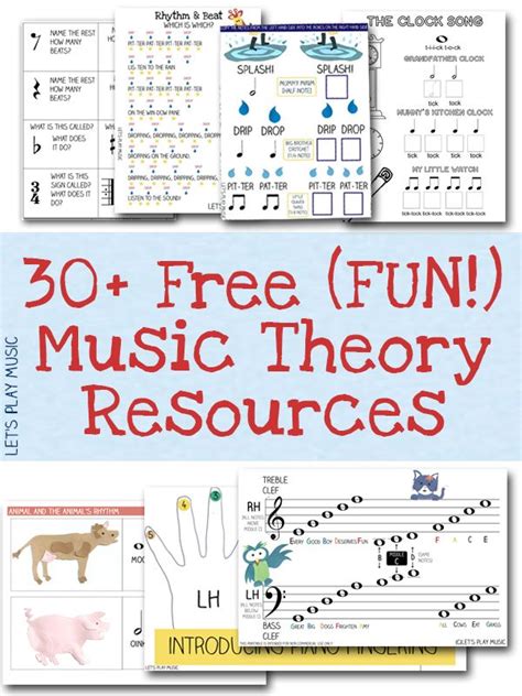 Free Resources - Free Sheet Music and Theory Printables | Music theory ...