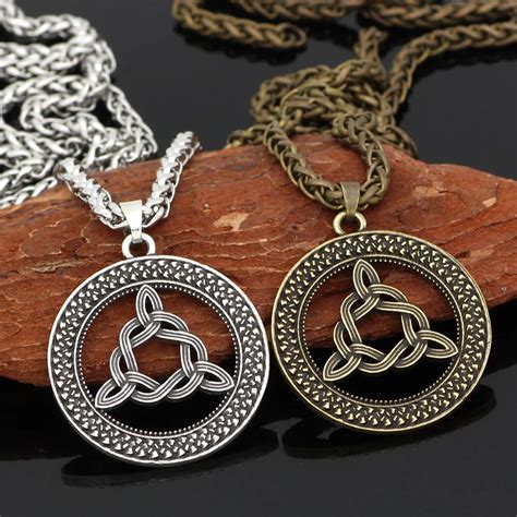 Men viking amulet odin symbol pendant necklace with gift bag-in Pendant Necklaces from Jewelry ...