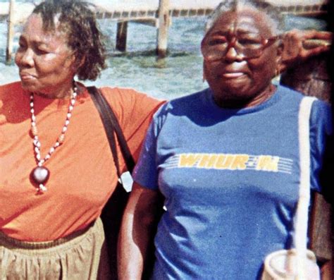 Esther Rolle, right, enjoys a visit with her Sister, Rosanna Rolle Carter, at a family gathering ...