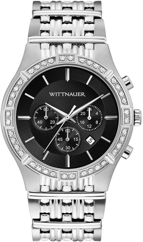 Wittnauer Men's Chronograph Stainless Steel Diamond Watch - ShopStyle