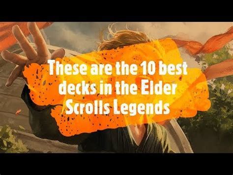 Peuhft - Top 10 decks in The Elder Scrolls: Legends : elderscrollslegends