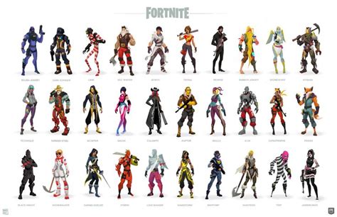 Fortnite Characters by Drew Hill