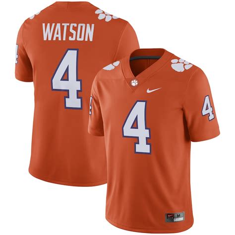 Deshaun Watson Clemson Tigers Nike Alumni Player Jersey – Orange