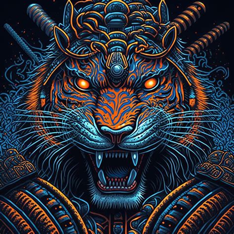 Blue Tiger Digital Art by Kailooma X TheDol - Fine Art America