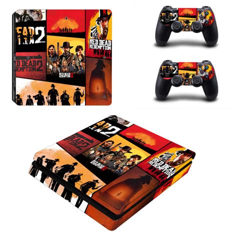 Red Dead Redemption 2 PS4 Slim Skin Sticker Cover - ConsoleSkins.co