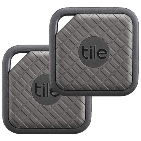 Tile Pro Sport Smart Tag 2 Pack Key, Phone & Item Tracker - Slate ...