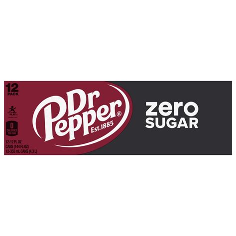 Save on Dr Pepper Zero Sugar Soda - 12 pk Order Online Delivery | Food Lion