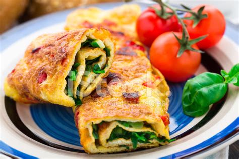 Omelet With Vegetables And Herbs Stock Photo | Royalty-Free | FreeImages