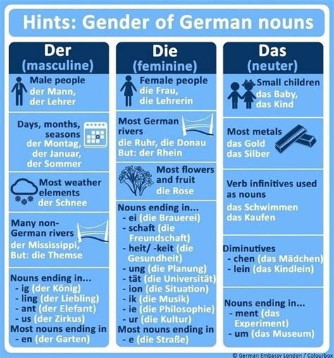 Help to Understanding Gender of German Nouns : r/German