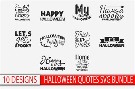 Halloween Quotes Svg Bundle Graphic by Fariya · Creative Fabrica