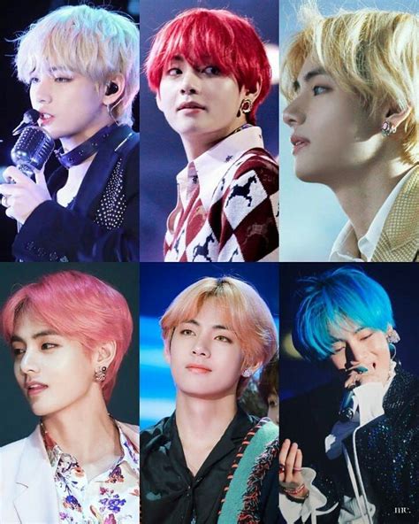 BTS V💙 on Instagram: “Taehyungs hair colors woahhh 😱😍😍😍” | Nhà