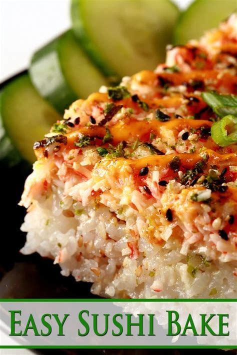 Easy Sushi Bake Recipe [Sushi Casserole] - Celebration Generation