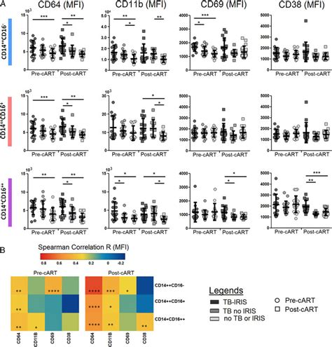 The association between monocyte activation and TB-IRIS and correlation ...